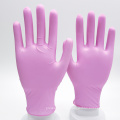 Einzelschicht rosa nicht medizinische Handschuhe rosa Nitrilhandschuhe